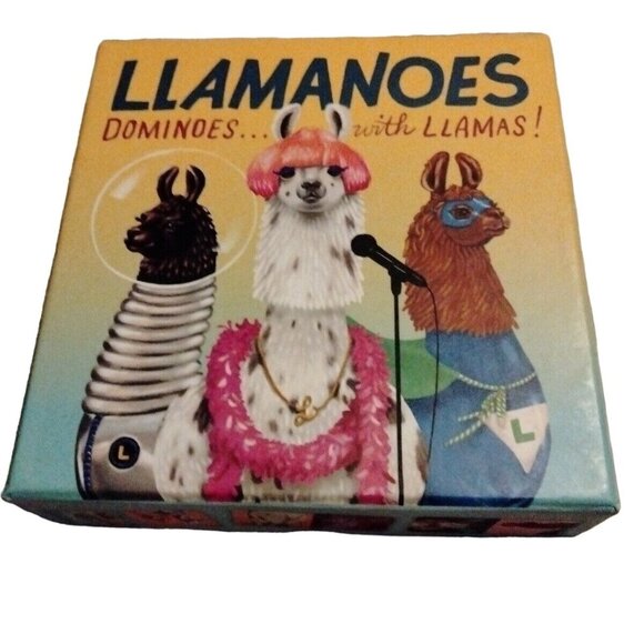 Llamanoes Dominoes Llamas! Llama Card game incomplete Crafting Pieces - Picture 1 of 8